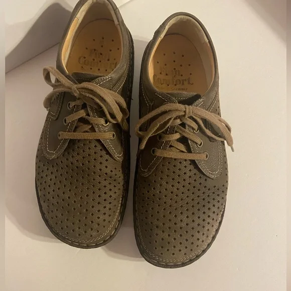 Finn Comfort Shoes Finn Comfort Baden Coffee Nubuck Perforated